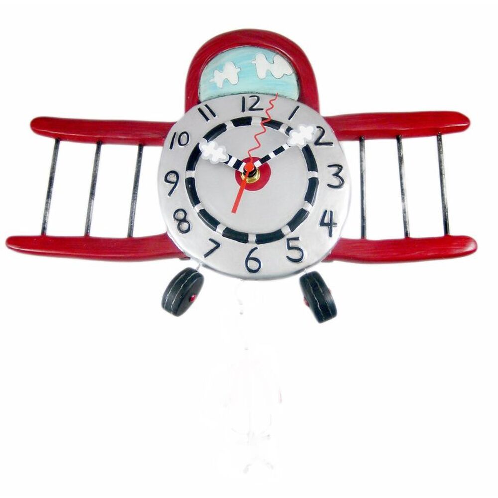 Allen Designs Airplane Wall Clock